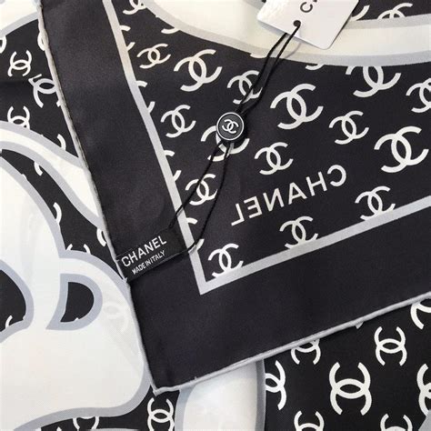 authentic chanel scarf|chanel scarf outlet.